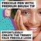 BodyMark Freckle Pen, Soft Brush Tip, 1 Count Pen in Brown Freckle, Cosmetic Quality Freckle Pens for Skin